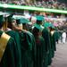 A graduate looks up into Convocation Center at the start of Huron's class of 2013 graduation ceremony.
Courtney Sacco I AnnArbor.com 
 